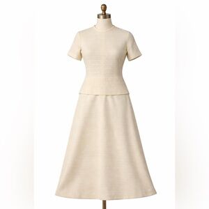 Kay Windsor Ivory Lace Maxi Dress Size 4